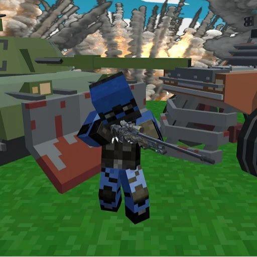 Blocky Combat Swat 